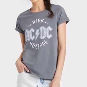 AC/DC Women’s Gray HIGH VOLTAGE Graphic Tee